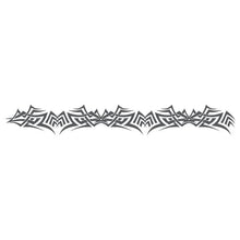 Gray Armband Temporary Tattoo 9 in x 1.5 in