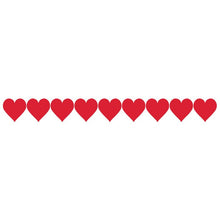 Hearts Armband Temporary Tattoo 9 in x 1.5 in