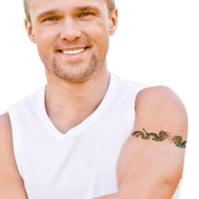Chinese Dragons Band Temporary Tattoo 9 in x 1.5 in