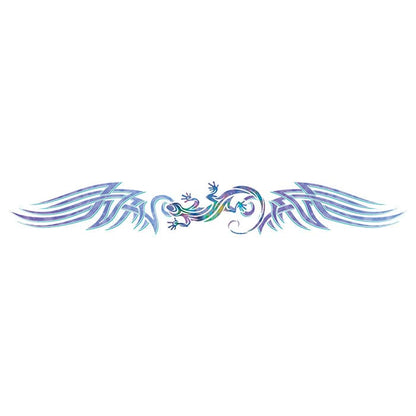 Gecko Tribal Band Temporary Tattoo 6 in x 1.5 in