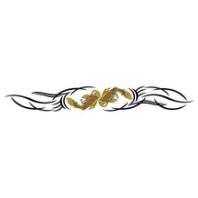 Tribal Koi Armband Temporary Tattoo 6 in x 1.5 in