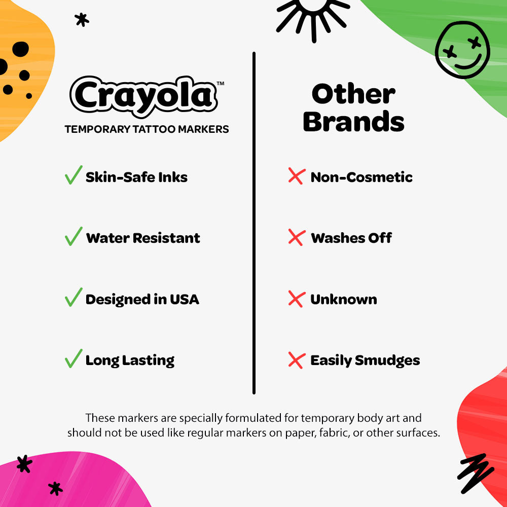 Crayola™ Tattoo Markers