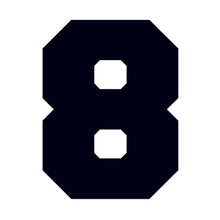 Number 8 Temporary Tattoo 2 in x 1.5 in