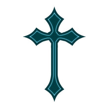 Green Celtic Cross Temporary Tattoo 2 in x 1.5 in