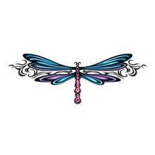 Stylish Dragonfly Temporary Tattoo 2 in x 1.5 in