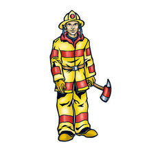 Fireman Temporary Tattoo 2 in x 1.5 in