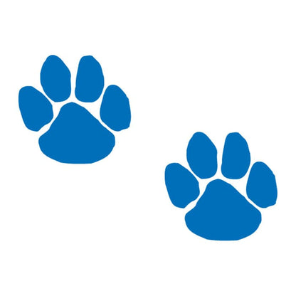 Two Blue Paws Temporary Tattoo 2 in x 1.5 in