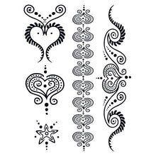 Henna: Soft Temporary Tattoos 6 in x 4.5 in