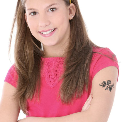 Henna: Midnight Temporary Tattoo Set 6 in x 4.5 in
