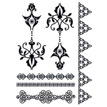 Henna: Aspirational Temporary Tattoo Set 6 in x 4.5 in