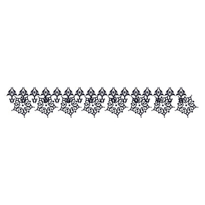 Henna: Nouveau Temporary Tattoo 6 in x 4.5 in