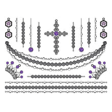Exquisite Temporary Tattoo Jewelry Set 6 in x 4.5 in