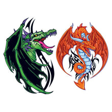 Vasuki Dragon Temporary Tattoos 6 in x 4.5 in