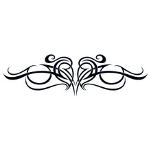 Tribal Heart Design Temporary Tattoo 6 in x 2 in