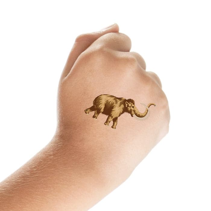 Prehistoric Pals Temporary Tattoo 3.5 in x 2.5 in