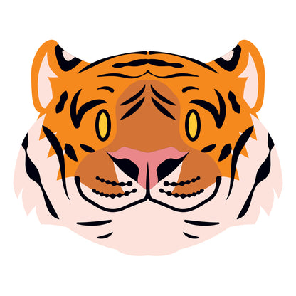 Tiger Temporary Tattoo 2 in x 2 in