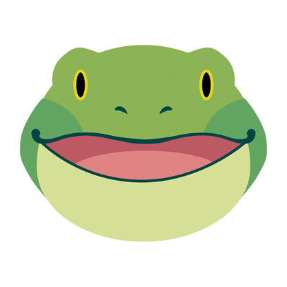 Friendly Frog Temporary Tattoo 2 in x 2 in