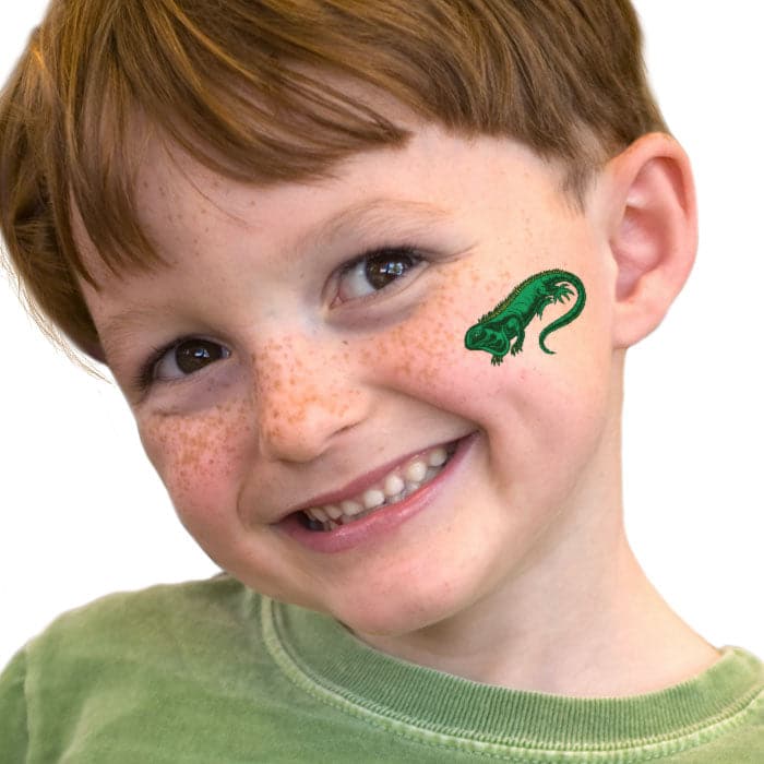 Reptiles Set of Temporary Tattoos 3.5 in x 2.5 in