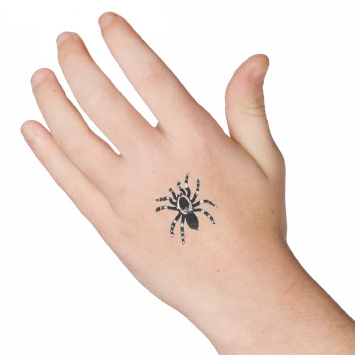 Small Tarantula Temporary Tattoo 1.5 in x 1.5 in