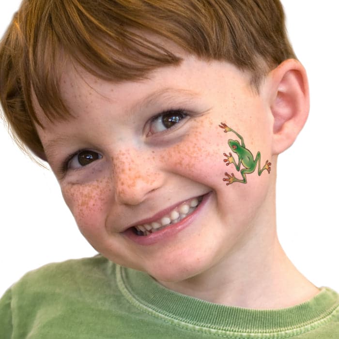 Tree Frog Temporary Tattoo 2 in x 2 in