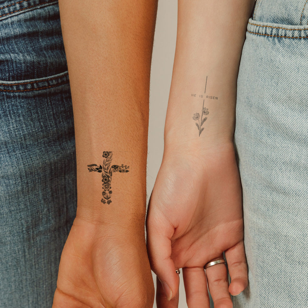 Beautiful Small Cross Tattoos for Wrist