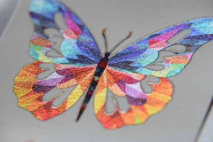 Butterfly Temporary Tattoo Metallic