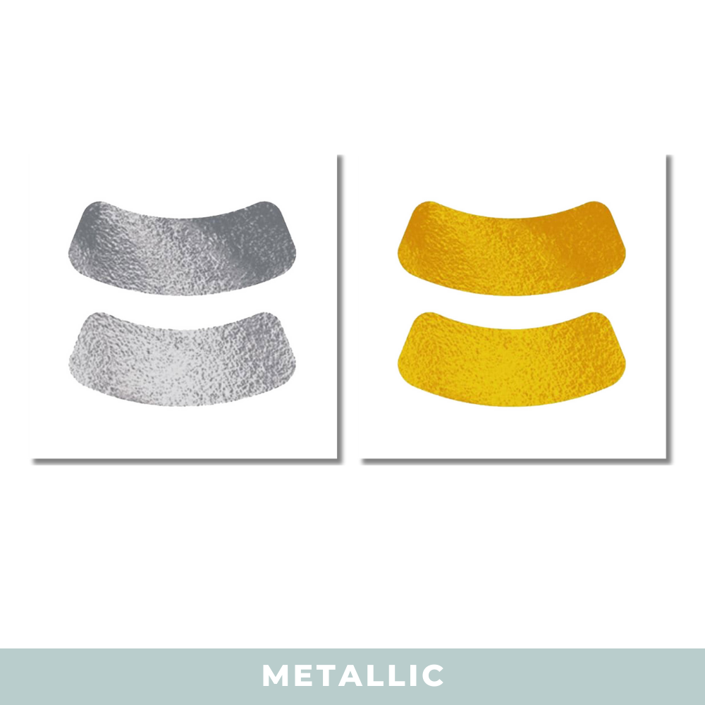 Metallic Gold Silver Tattoo Eyeblacks