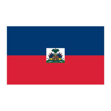 Flag of Haiti Temporary Tattoo 2 in x 1.5 in