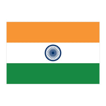 Flag of India Temporary Tattoo 2 in x 1.5 in
