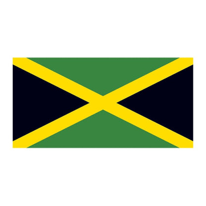 Flag of Jamaica Temporary Tattoo 2 in x 1.5 in
