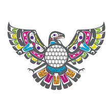 Radiant Eagle Metallic Temporary Tattoo 3.5 in x 2.5 in