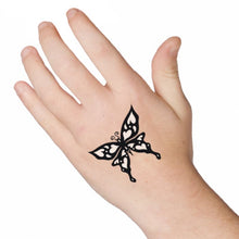 Glow in the Dark Tribal Butterfly Temporary Tattoo 2 in x 2 in