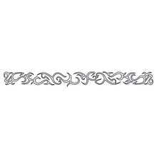 Glow in the Dark Pattern Band Temporary Tattoo 6 in x 1.5 in