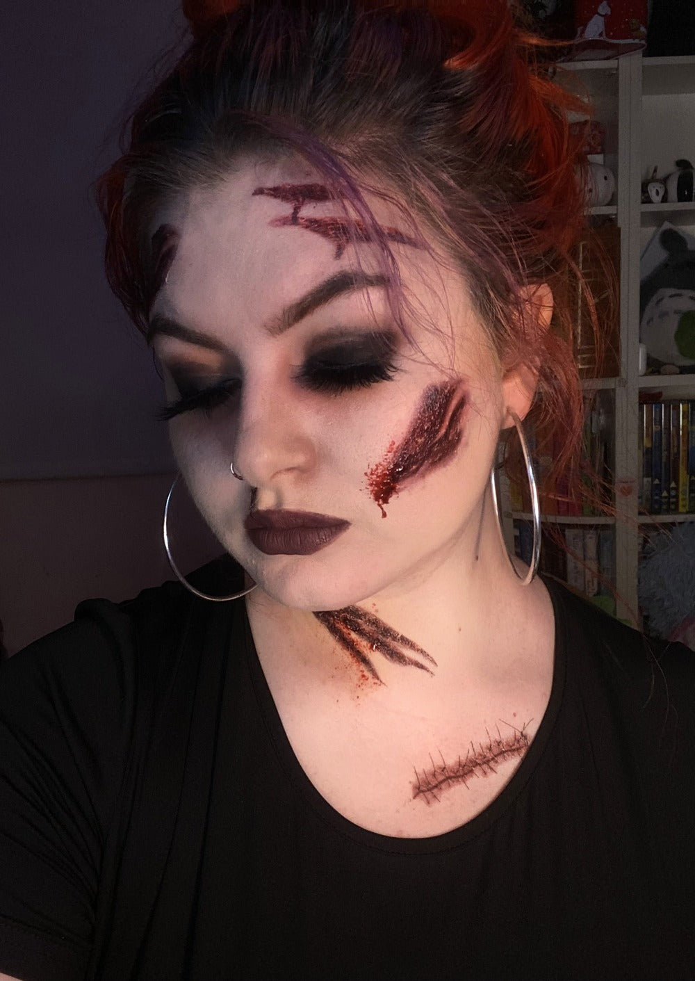 Gash Scrapes Costume Tattoo
