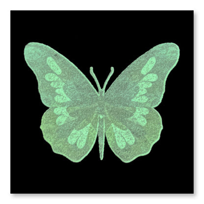 Glow in the dark butterfly tattoo