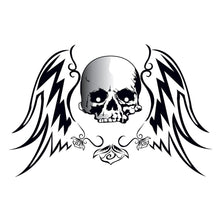 Winged Skull Temporary Tattoo