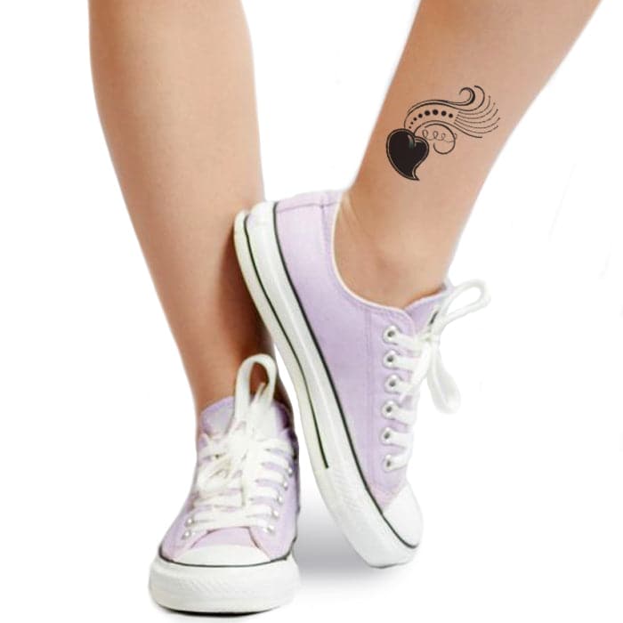 Vampire Smitten Temporary Tattoo 6 in x 4.5 in