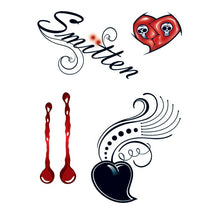 Vampire Smitten Temporary Tattoo 6 in x 4.5 in