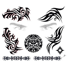 Tribal Face Costume Tattoo 6 in x 5.25 in
