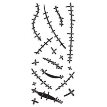 Stitches Costume Tattoo 8.5 in x 3.875 in