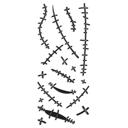 Stitches Costume Tattoo 8.5 in x 3.875 in