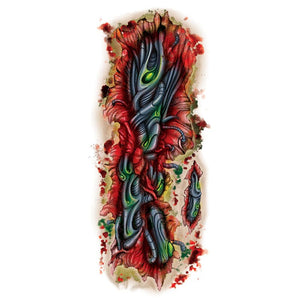 Bio-Mechanic Arm Wound Costume Tattoo