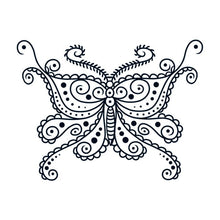 Henna: Butterfly Temporary Tattoo 3.5 in x 2.5 in