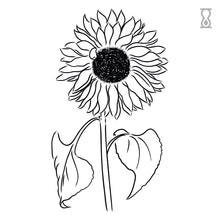 Sunflower Line Semi-Permanent Tattoo 2 in x 3 in
