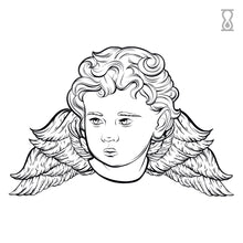 Angel Semi-Permanent Tattoo 3 in x 2 in