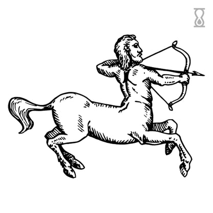 Sagittarius Semi-Permanent Tattoo 2 in x 2 in
