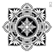 Traditional Mandala Semi-Permanent Tattoo 3 in x 3 in