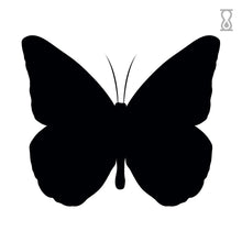 Black Butterfly Semi-Permanent Tattoo 1.5 in x 1.5 in