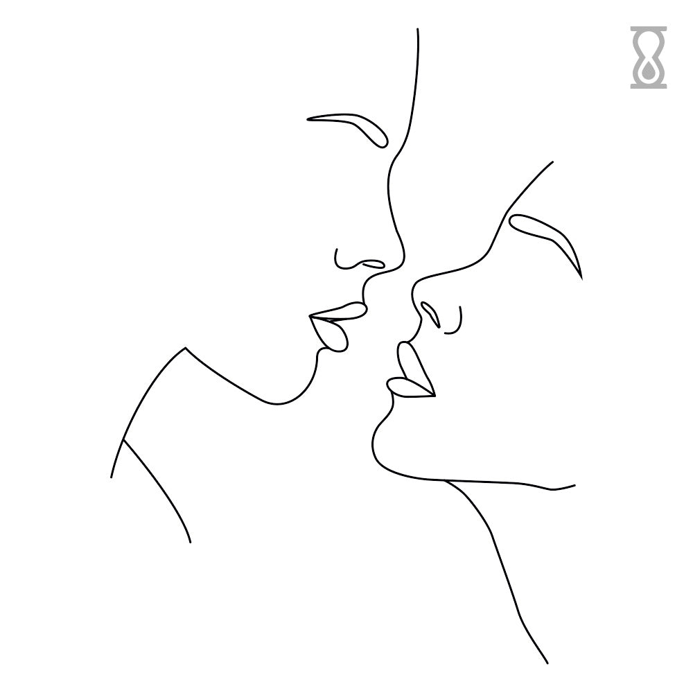 Kiss Faces Semi-Permanent Tattoo 3 in x 3 in