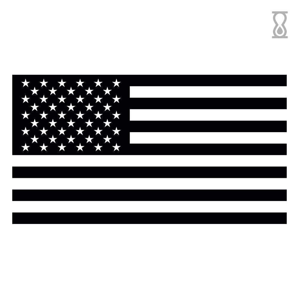 American Flag Semi-Permanent Tattoo 2 in x 3 in